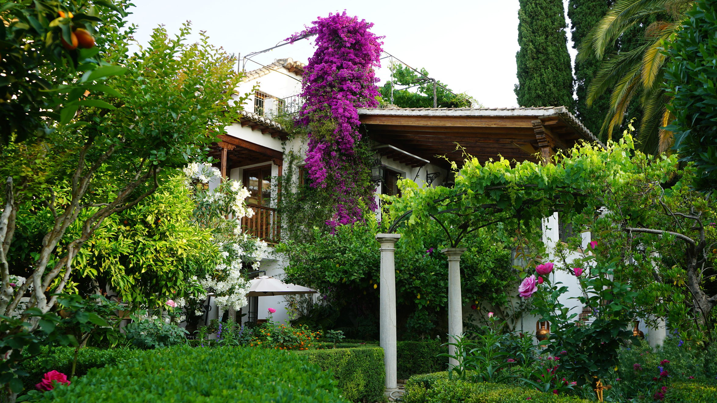 Enlace al proyecto Carmen de los Albores, Reforma de jardín en GRANADA, paisajismo por Ignacio Mauror.